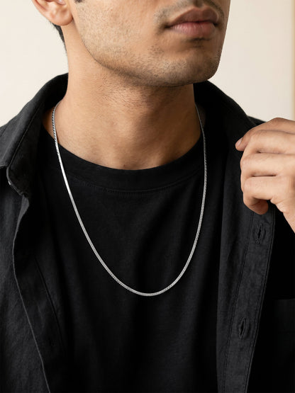 Silver Valour Chain For Him