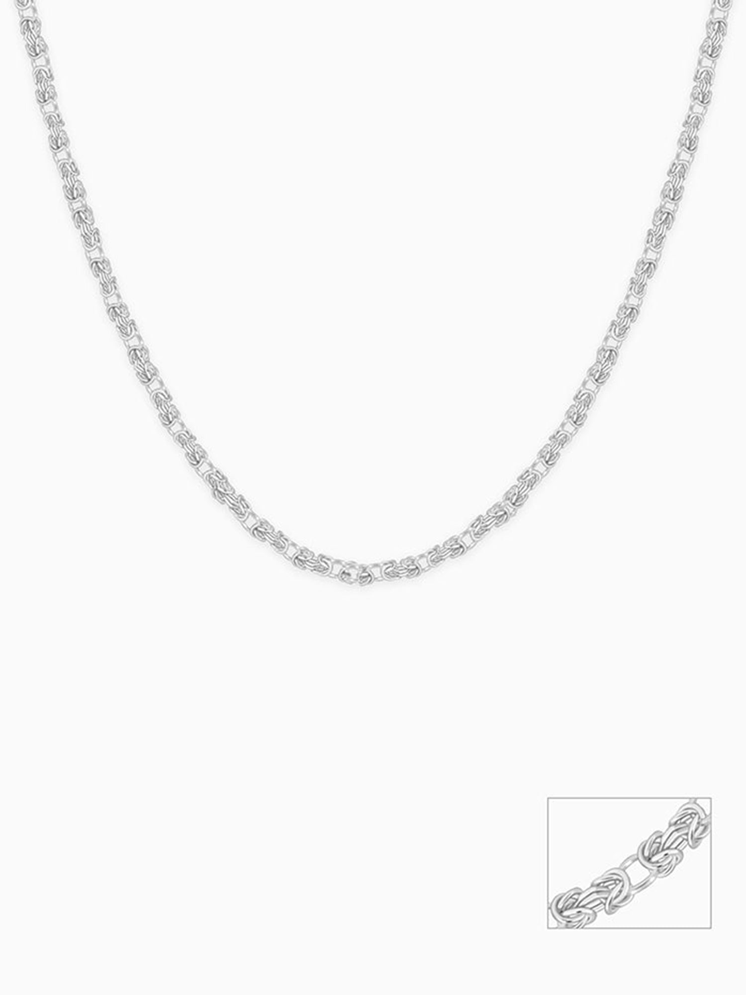 Silver Urban Coil Chain For Him
