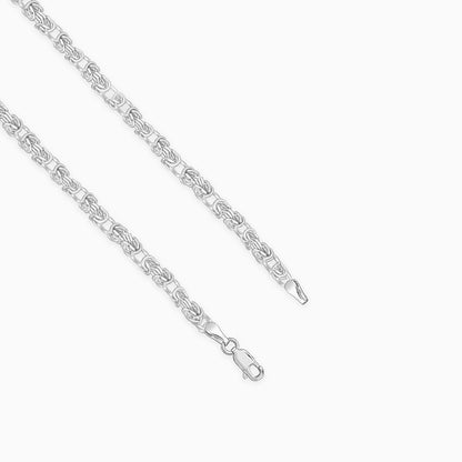 Silver Urban Coil Chain For Him