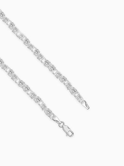 Silver Urban Coil Chain For Him