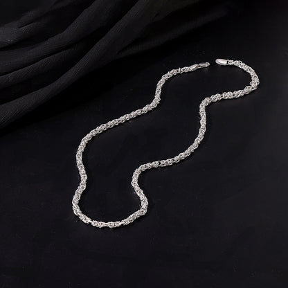 Silver Urban Coil Chain For Him