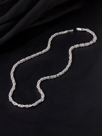 Silver Urban Coil Chain For Him