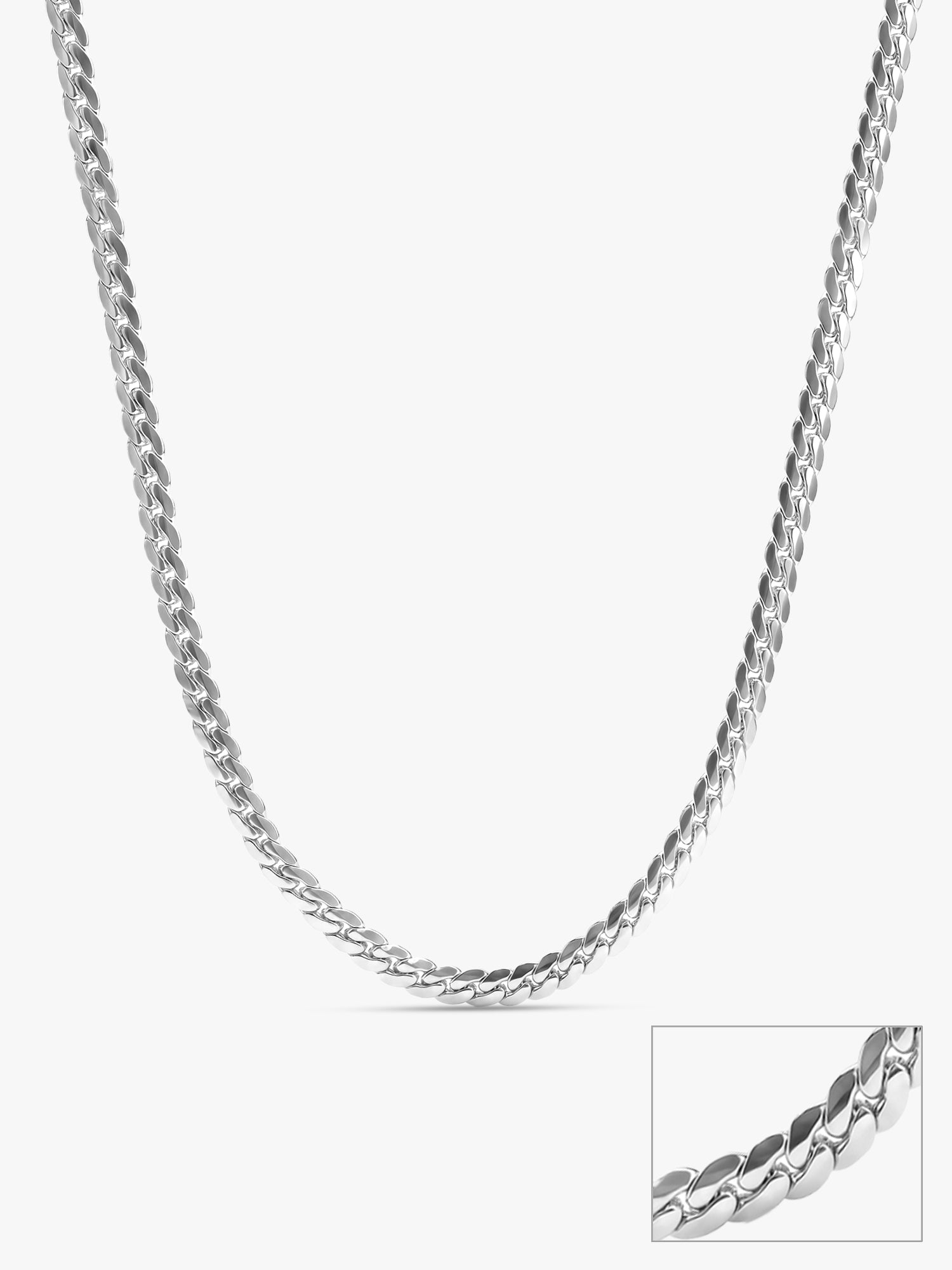 Silver Box Chain For Him