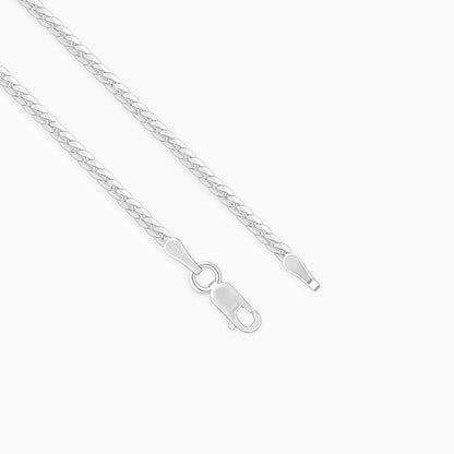 Silver Box Chain For Him