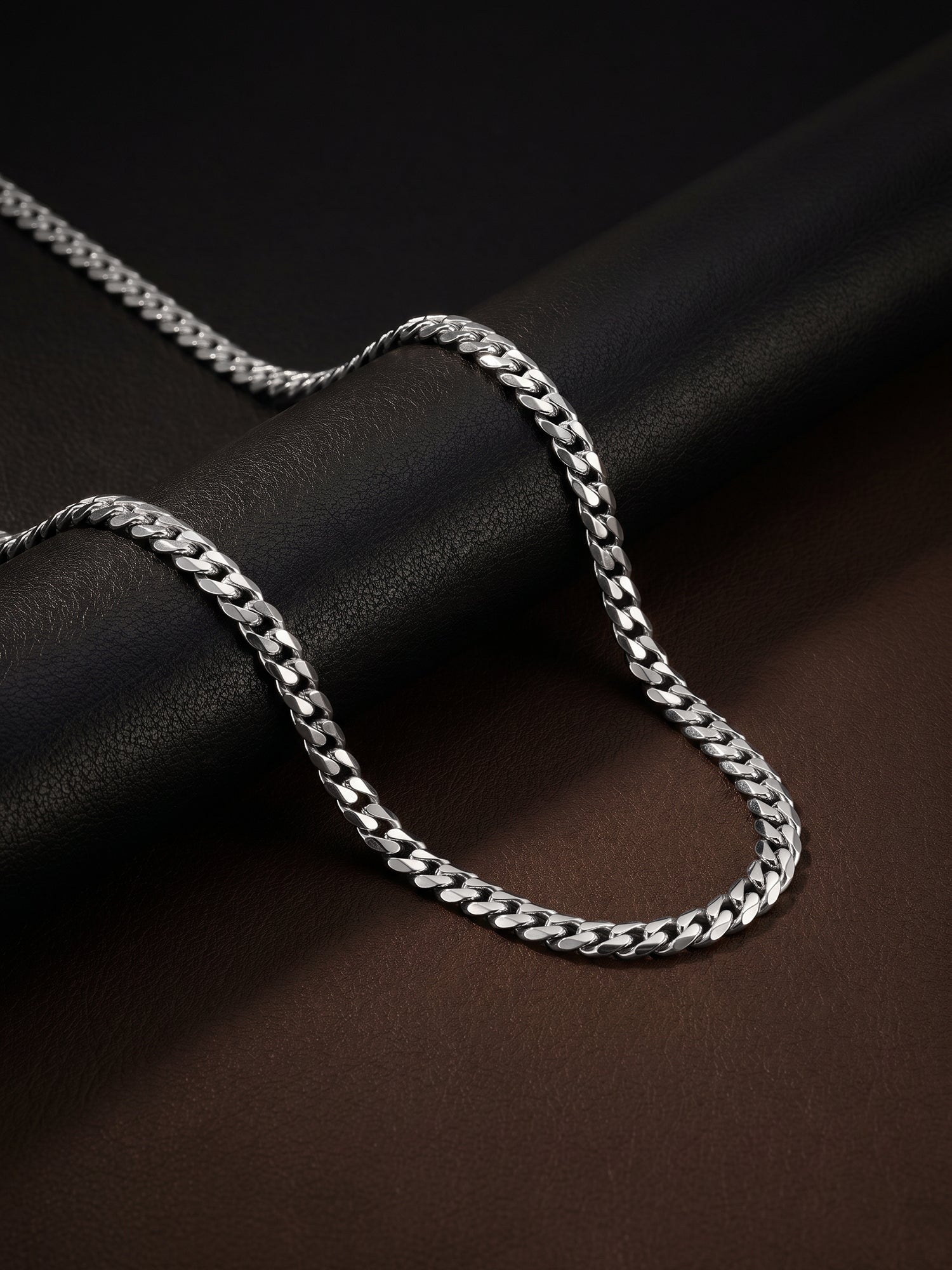 Silver Box Chain For Him