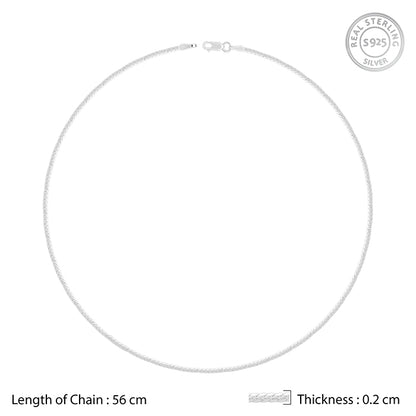 Silver Box Chain For Him