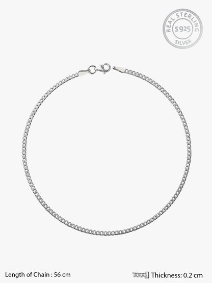Silver Box Chain For Him