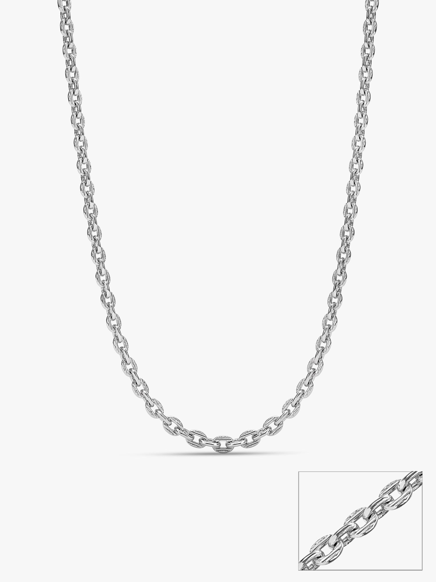 Silver Vibey Chain For Him