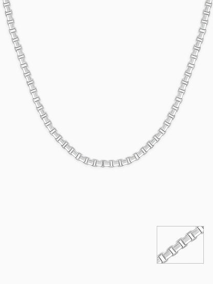 Silver Magnetic Chain For Him