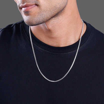 Silver Magnetic Chain For Him