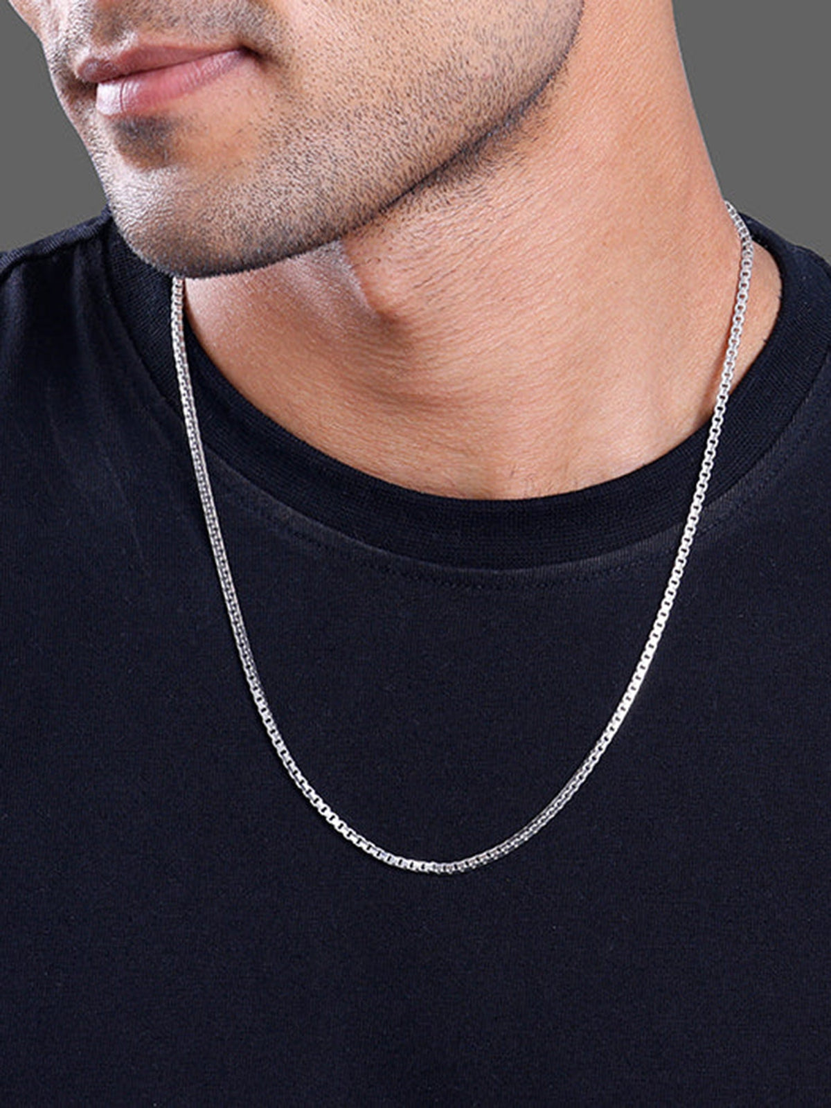 Silver Magnetic Chain For Him