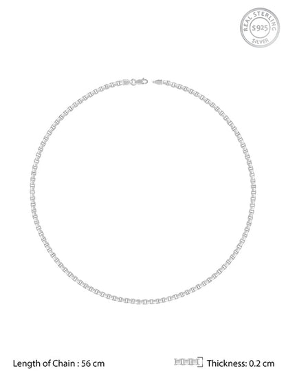Silver Magnetic Chain For Him