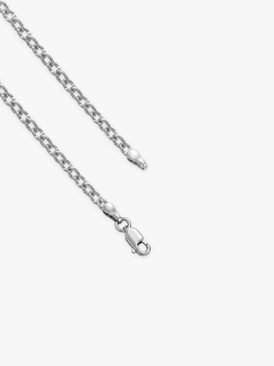 Silver Belcher Chain For Him