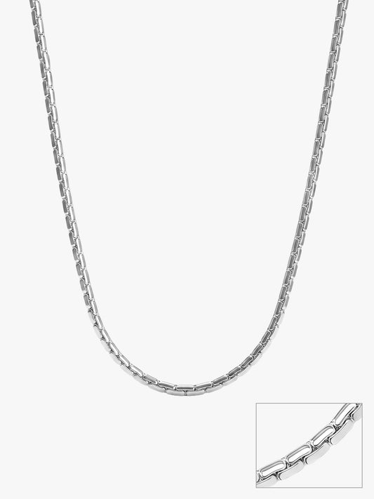 Silver Long and Short Chain