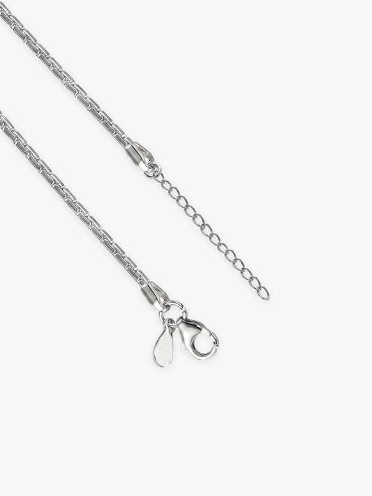 Silver Long and Short Chain
