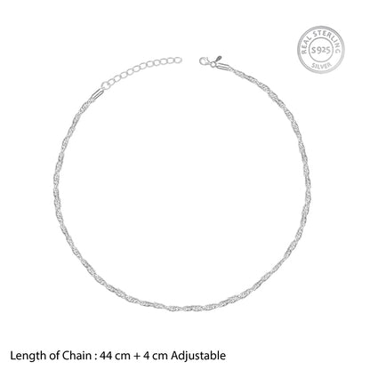 Silver Rope Chain