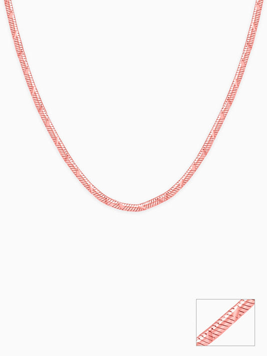 Rose Gold Snake Shine Chain