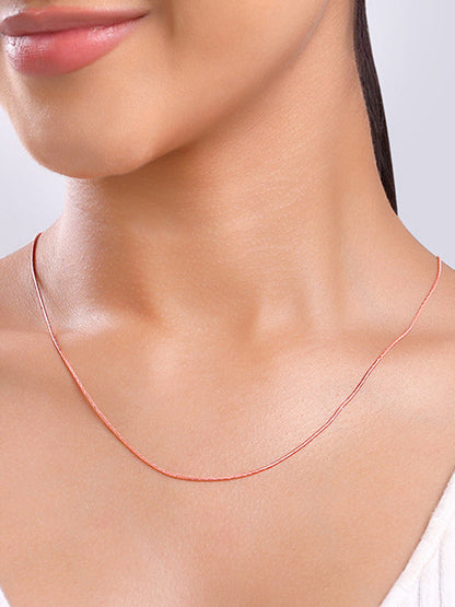 Rose Gold Snake Shine Chain