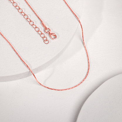 Rose Gold Snake Shine Chain