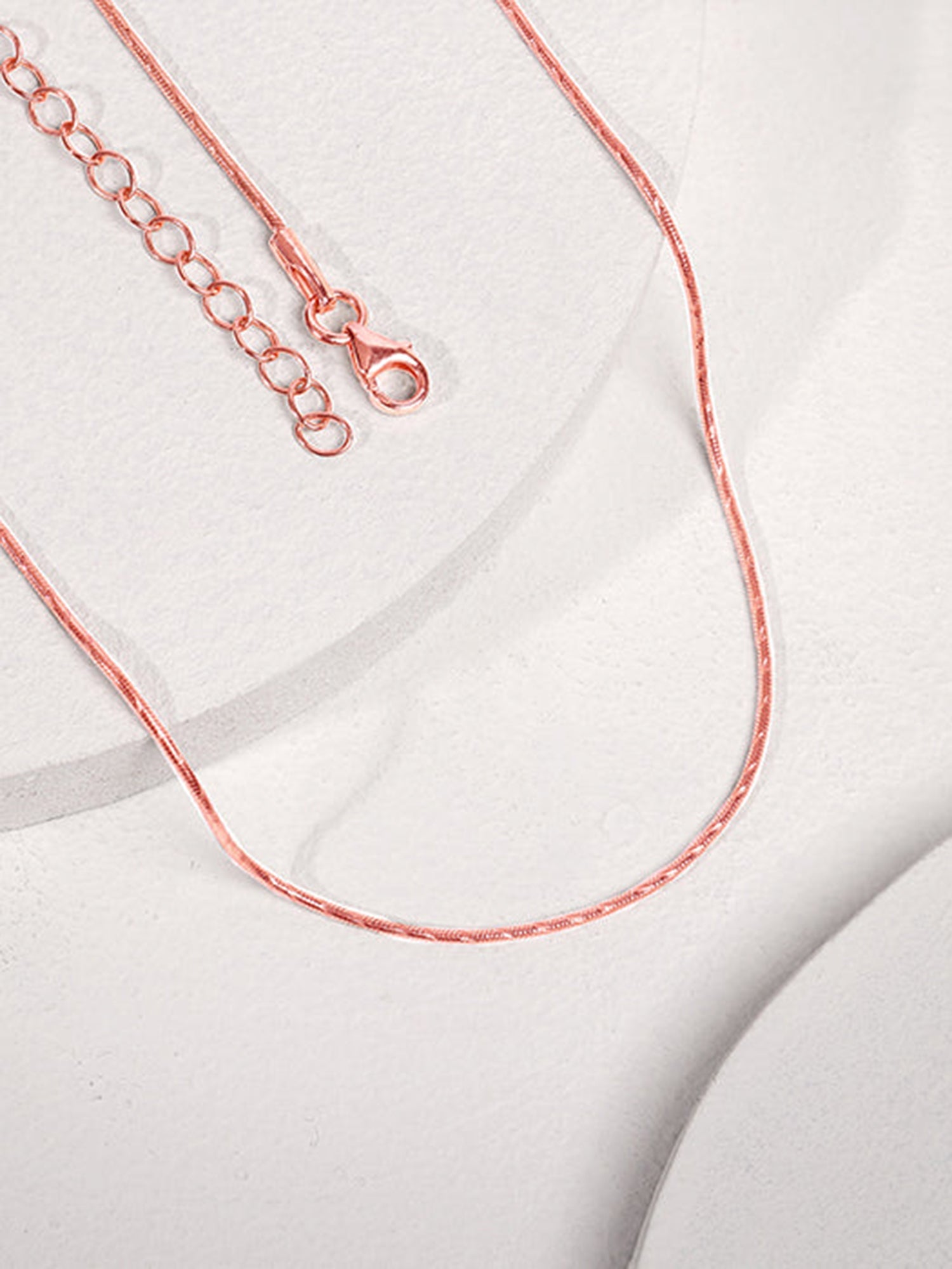 Rose Gold Snake Shine Chain