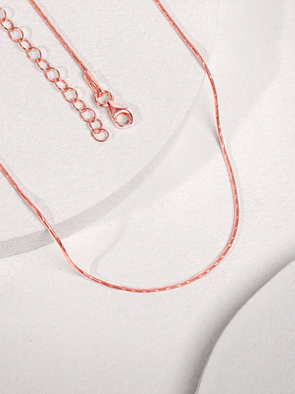 Rose Gold Snake Shine Chain