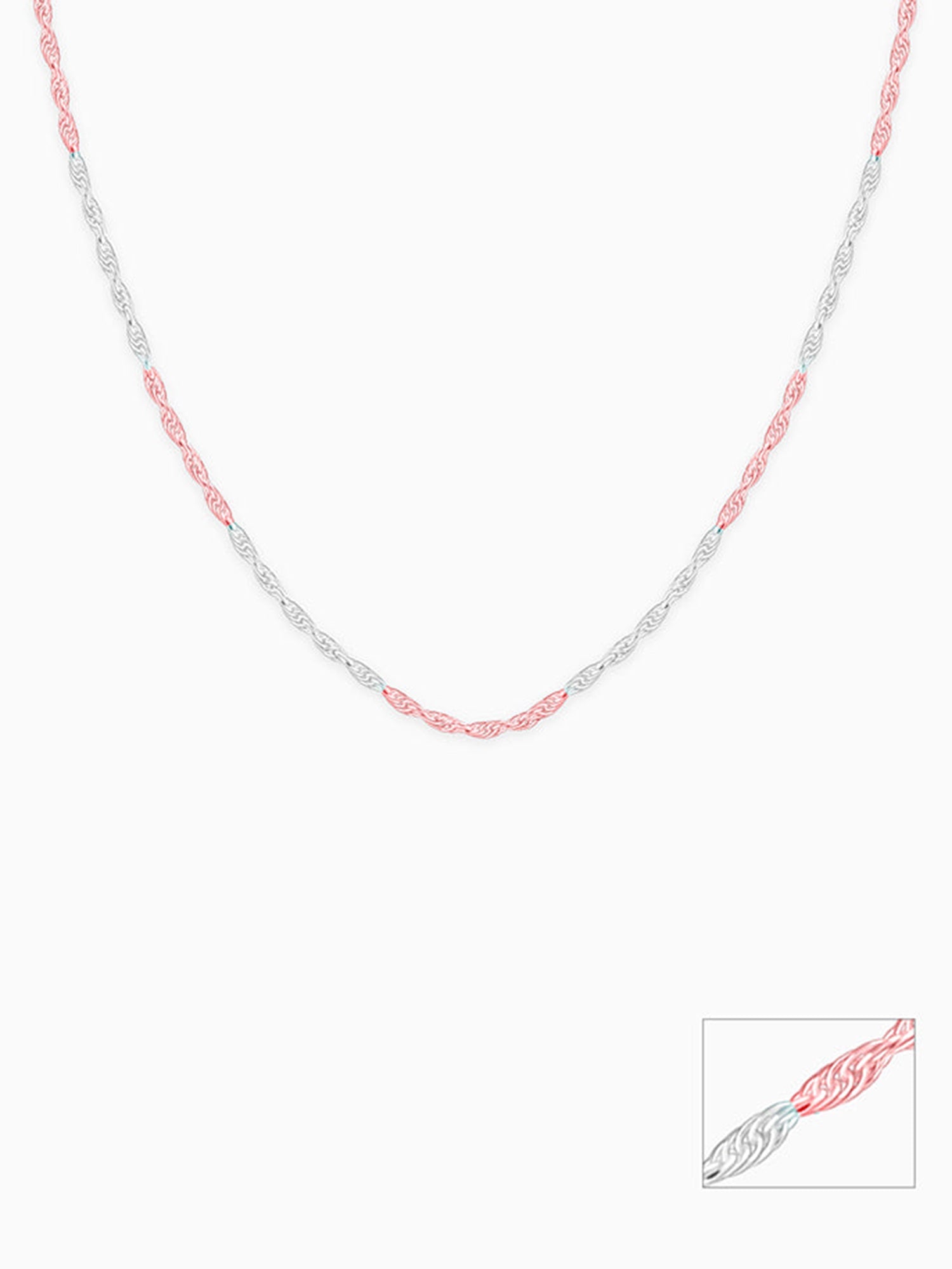 Dual Tone Rope Chain
