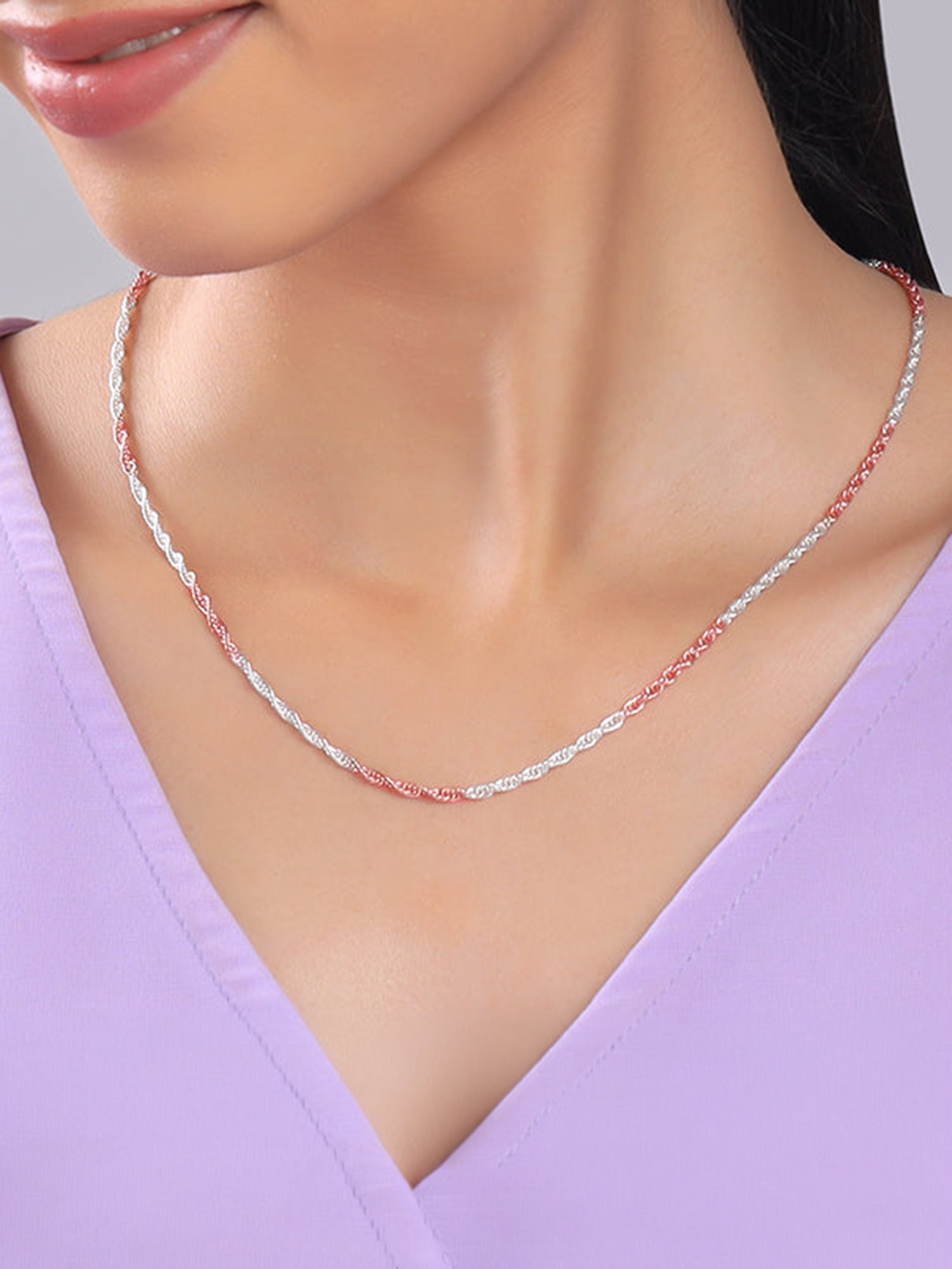 Dual Tone Rope Chain