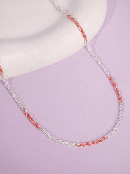 Dual Tone Rope Chain