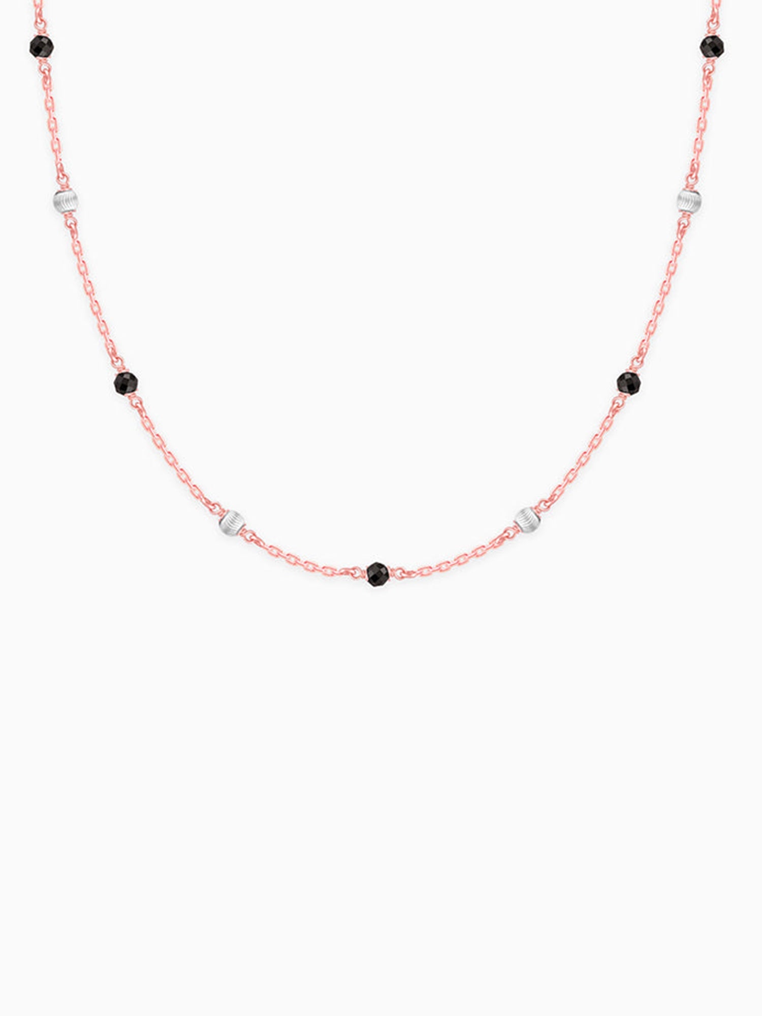 Rose Gold Beaded Link Chain
