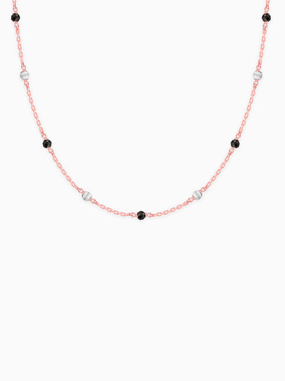 Rose Gold Beaded Link Chain