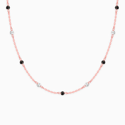 Rose Gold Beaded Link Chain