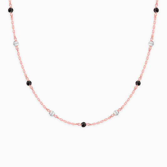 Rose Gold Beaded Link Chain