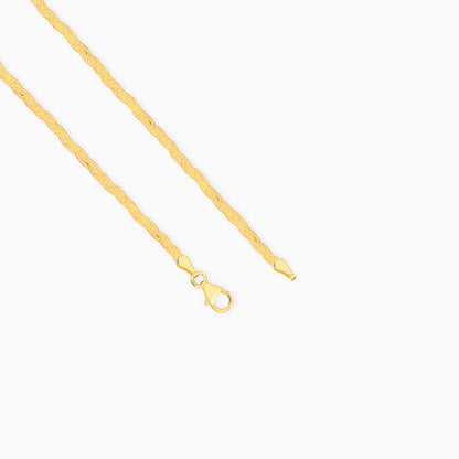 Golden Snake Chain For Him