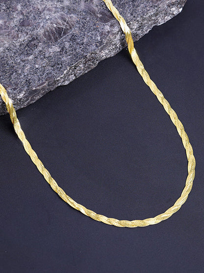 Golden Snake Chain For Him