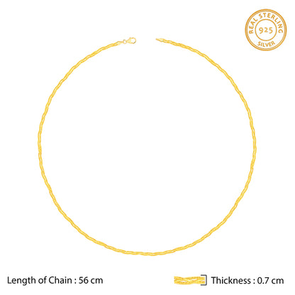 Golden Singapore Chain For Him