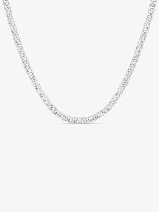 Silver Classic Style Chain For Him