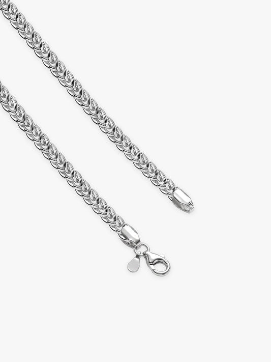 Silver Classic Style Chain For Him
