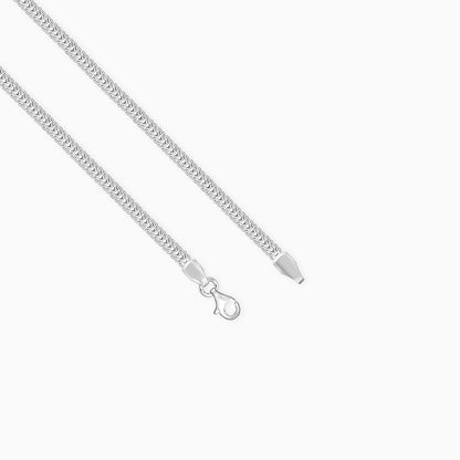 Silver Classic Style Chain For Him