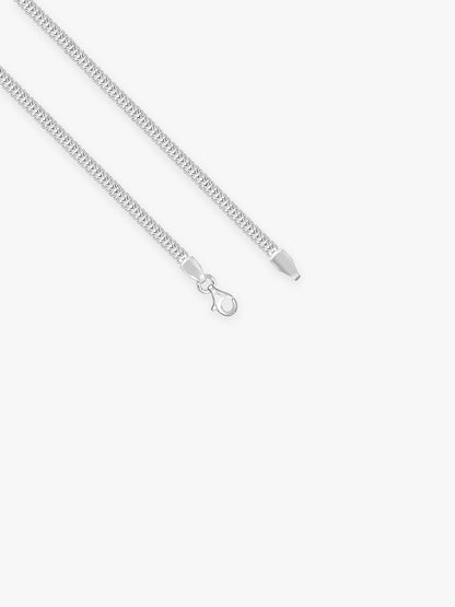 Silver Classic Style Chain For Him