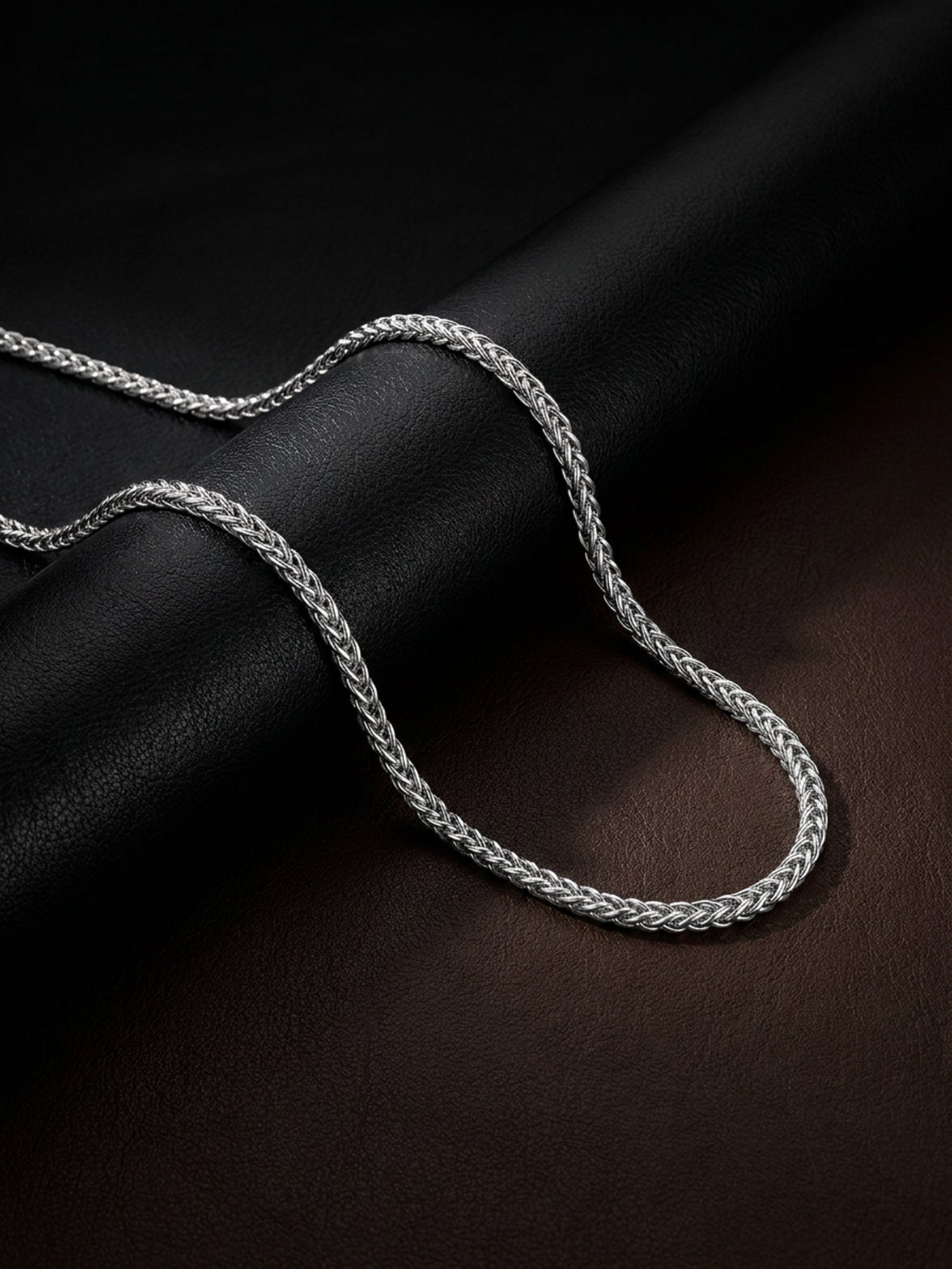 Silver Classic Style Chain For Him