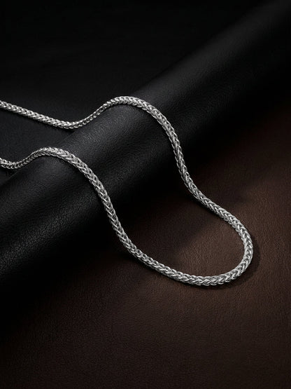Silver Classic Style Chain For Him