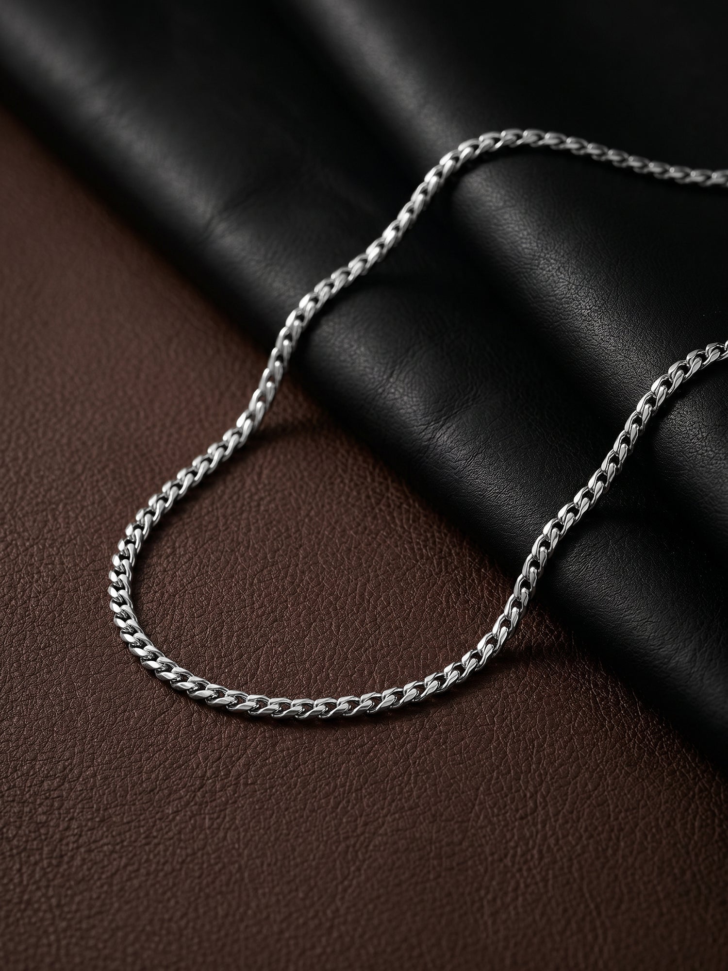 Silver Dainty Rolo Chain For Him