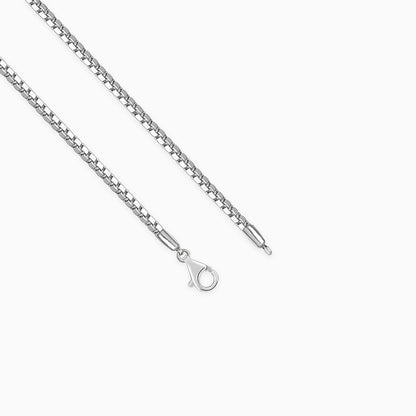 Silver Box Chain For Him