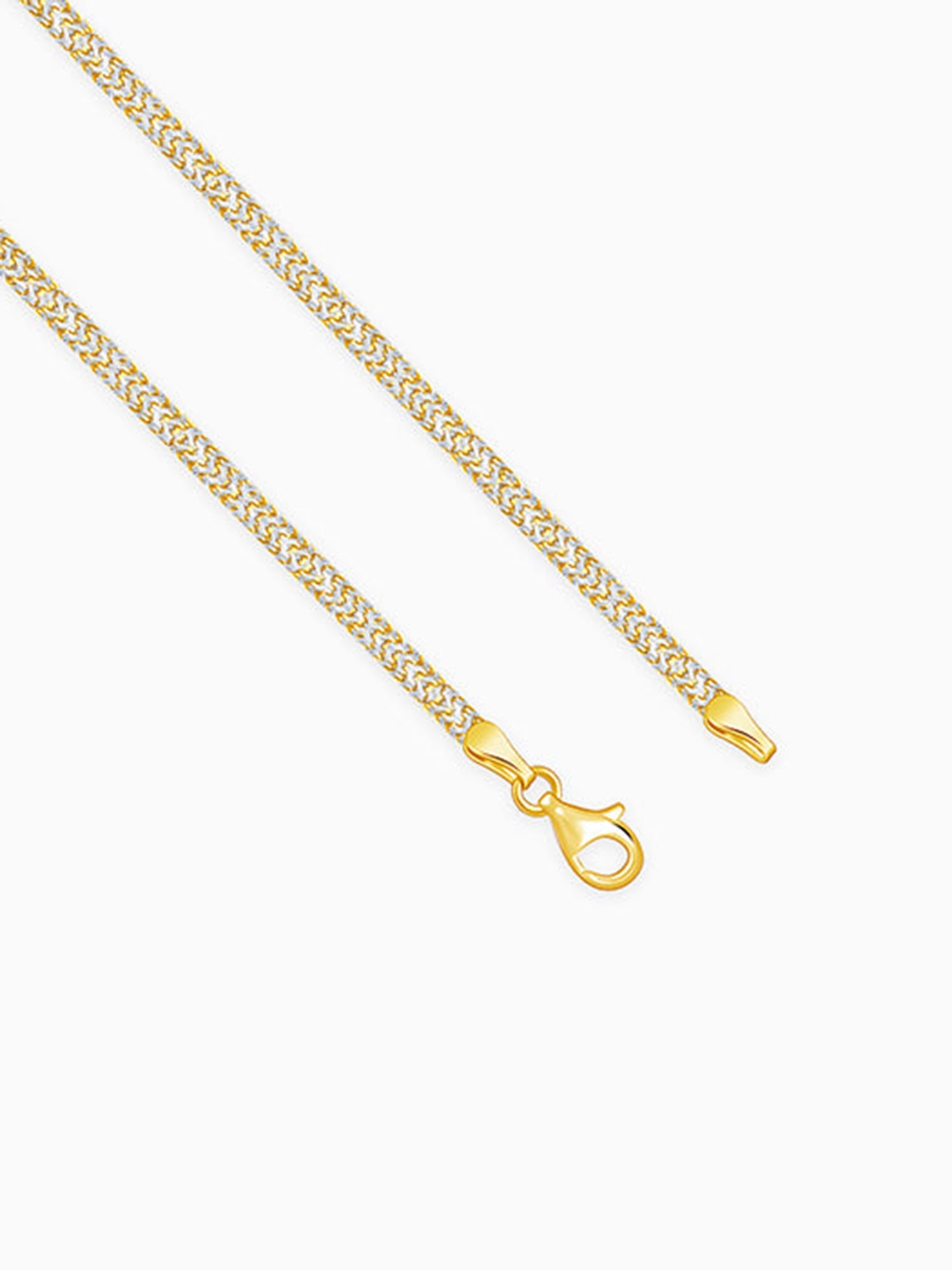 Dual Tone Snake Chain For Him