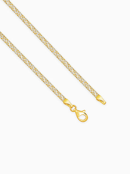 Dual Tone Snake Chain For Him