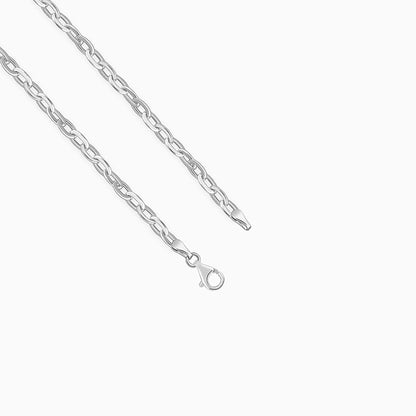 Silver Cable Chain For Him