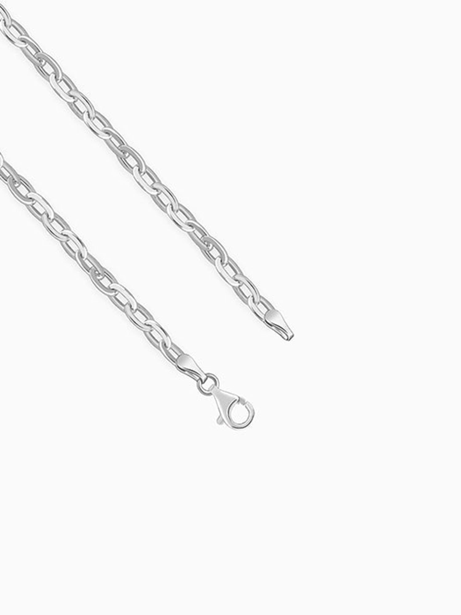 Silver Cable Chain For Him