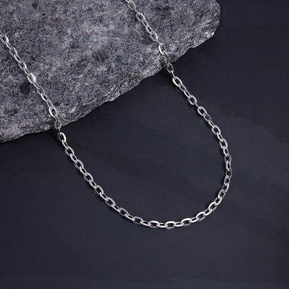 Silver Cable Chain For Him