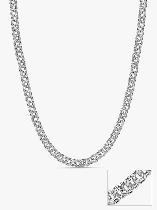 Silver Atlas Chain for Him