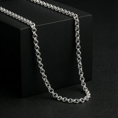 Silver Atlas Chain for Him